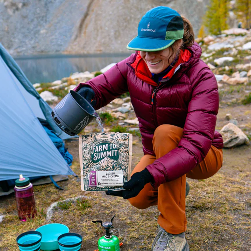Garden Mac & Cheese (2 Servings), Farm To Summit Garden Mac & Cheese at camp