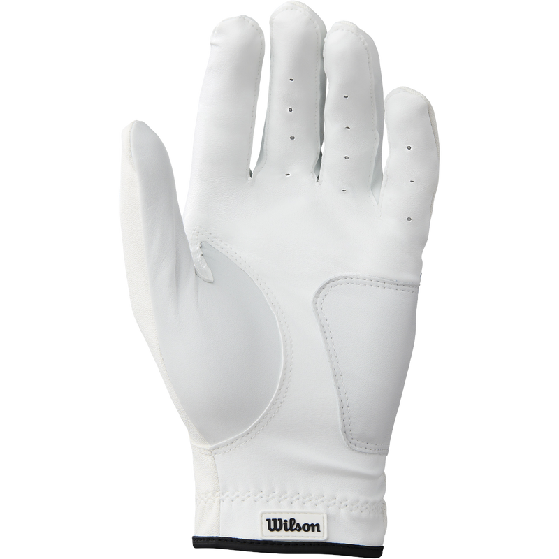 Staff Grip Plus Glove, Wilson Staff Grip Plus Glove in white black palm detail
