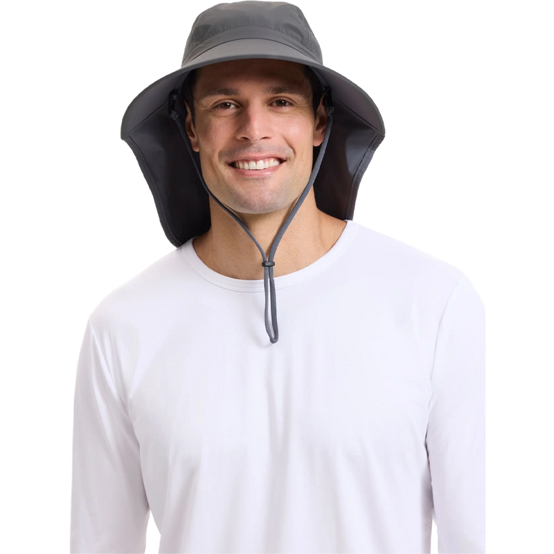 Trekker Sun Hat UPF 50+, Solbari Trekker Sun Hat UPF 50+ front view on model