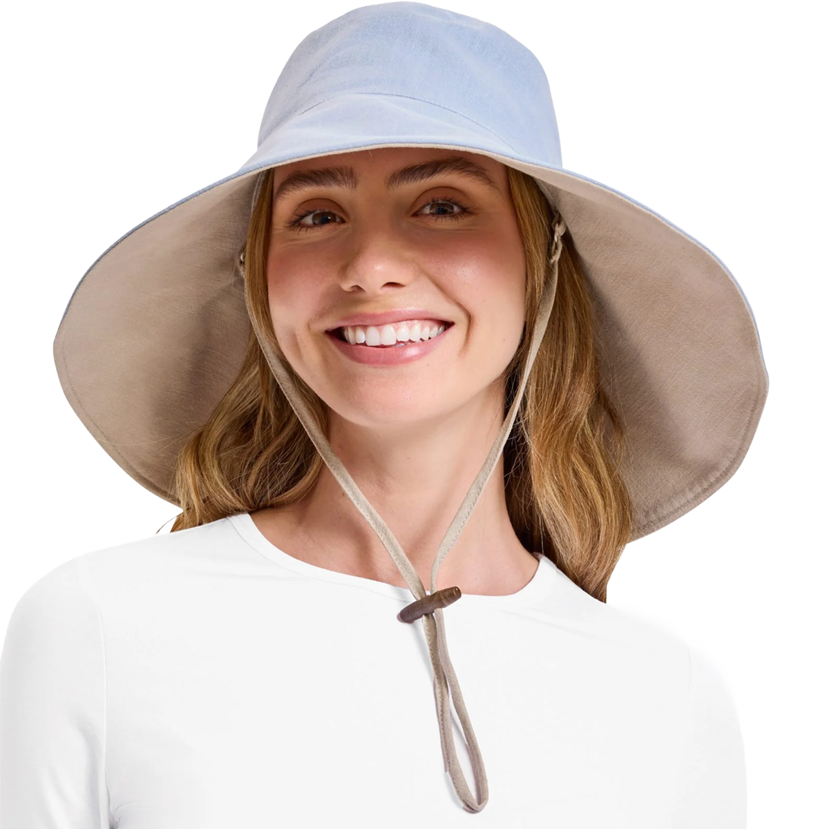 Women's Ultra Wide Cotton Linen Hat UPF 50+ alternate view
