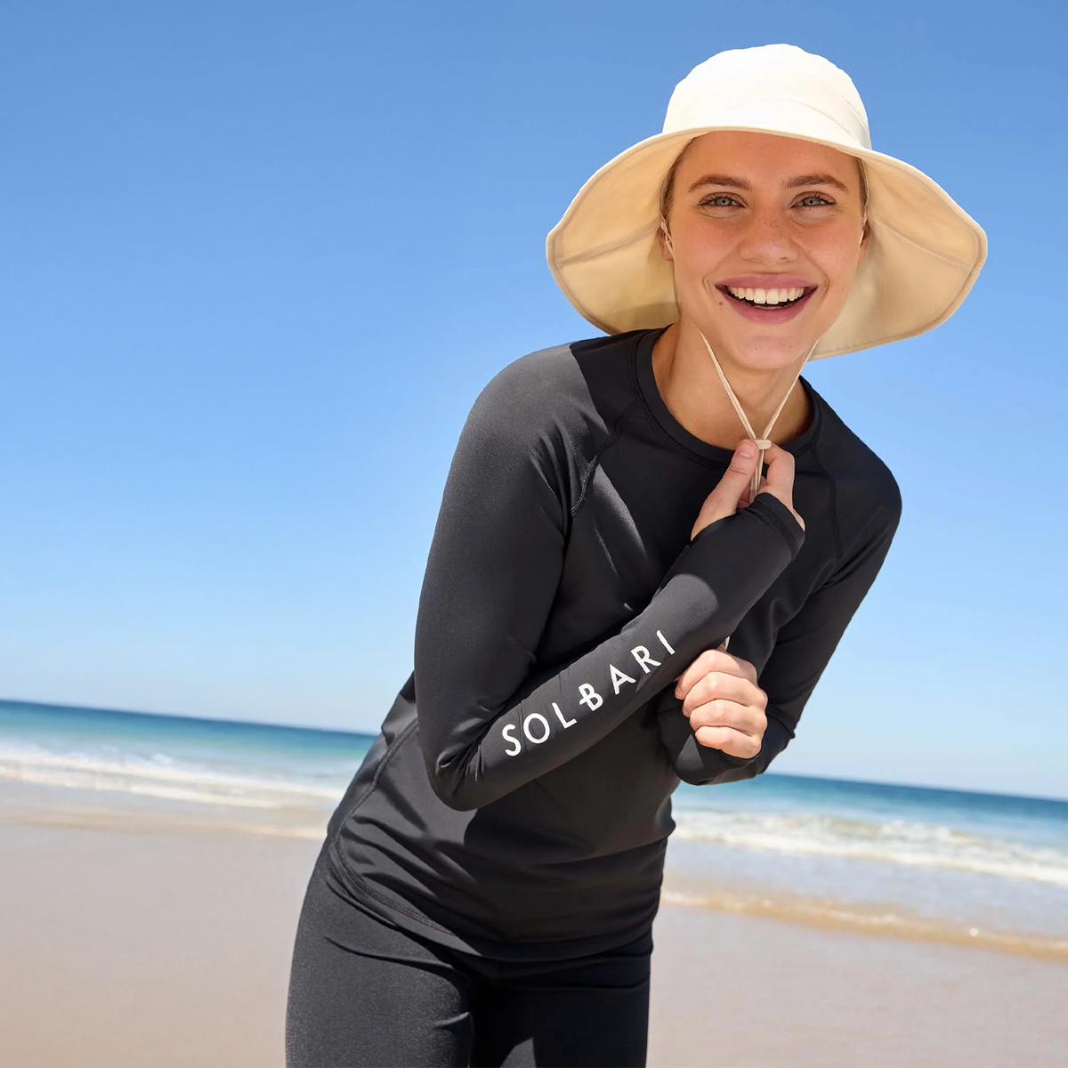 Women's Wide Brim Beach Hat UPF 50+ alternate view