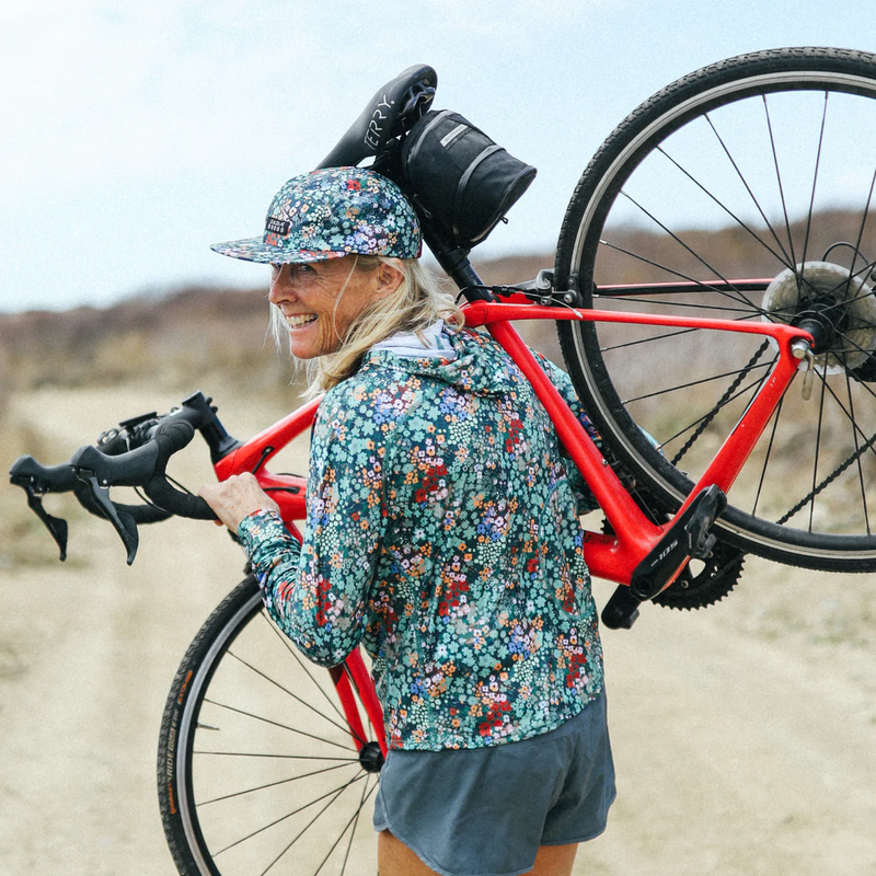 Women's Brim Hat, Women's Brim Hat in bitter root action shot