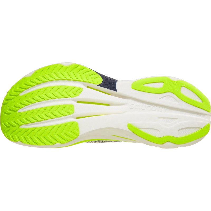 Men's Endorphin Speed 6, Saucony Men's Endorphin Speed 6 in 1006-White/Citron bottom
