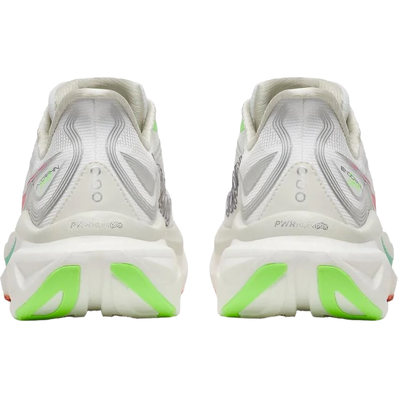 Women's Endorphin Speed 6, Saucony Women's Endorphin Speed 6 in 1010-White/Multi pair back