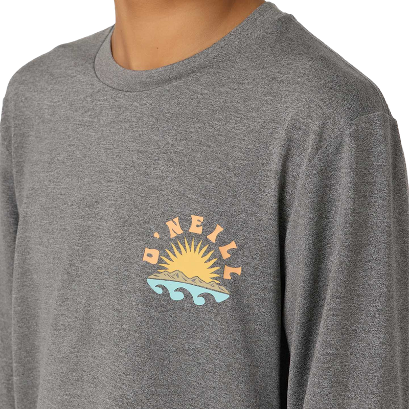 Youth Solar Scenic UPF Long Sleeve Tee, O'Neill Youth Solar Scenic UPF Long Sleeve Tee Chest Graphic