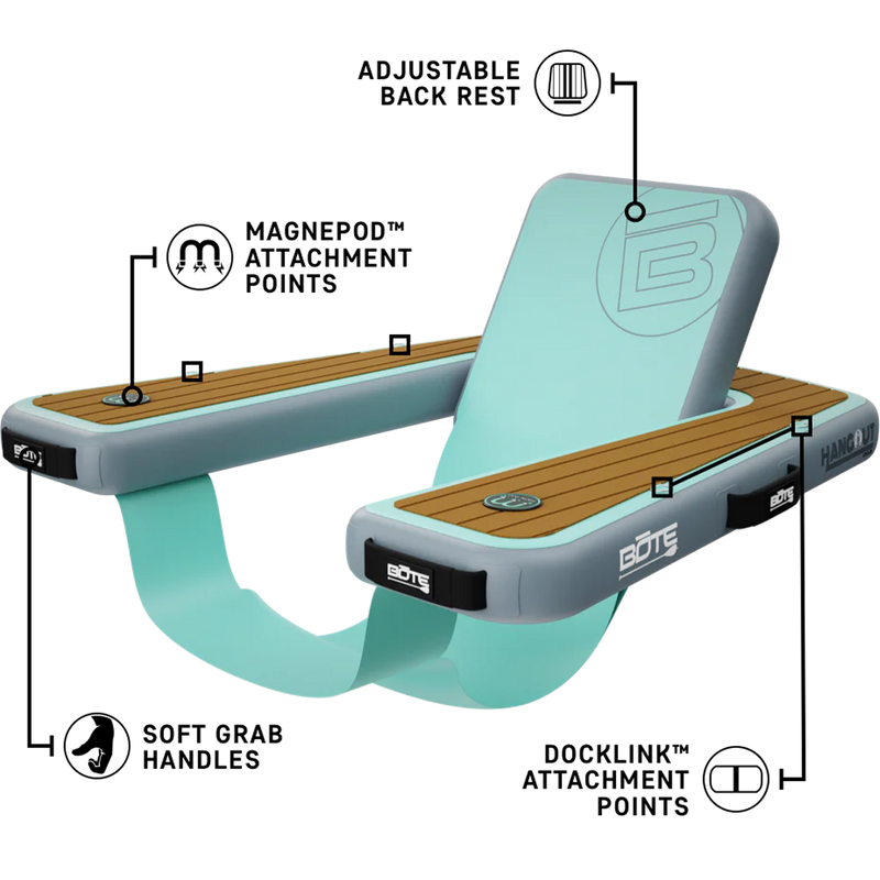 Hangout Chair 4', BOTE Hangout Chair 4' features