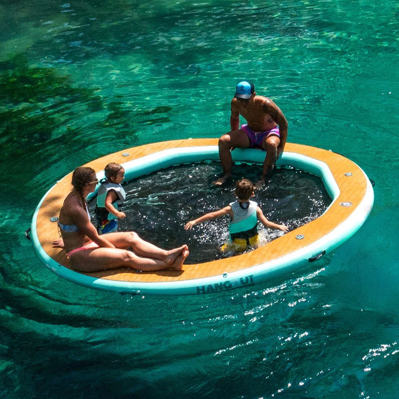 Hangout 10' Water Hammock, BOTE Hangout 10' Water Hammock with swimmers