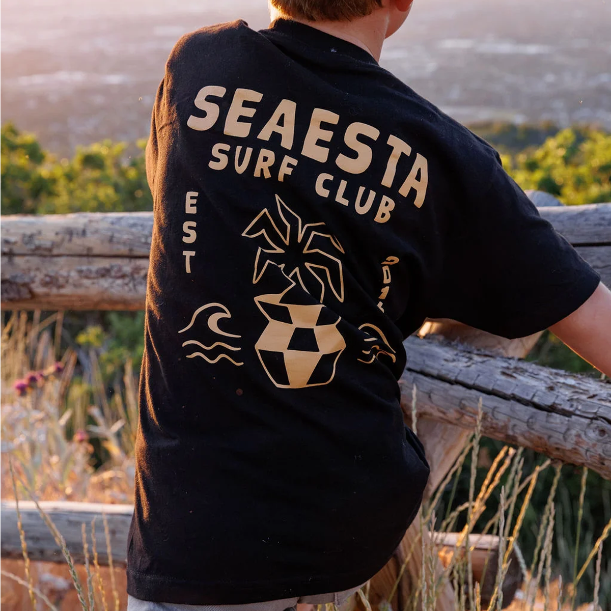 Youth Cactus Surf Club Tee alternate view