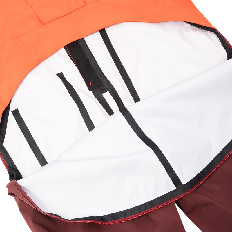 Men's Backcountry Bib, Forum Snowboards Men's Backcountry Bib rear access flap
