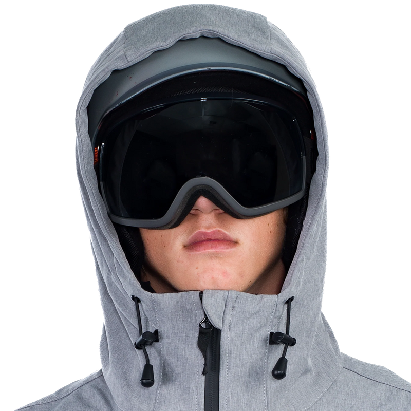 Men's Softshell Anorak, Forum Snowboards Men's Softshell Anorak hood