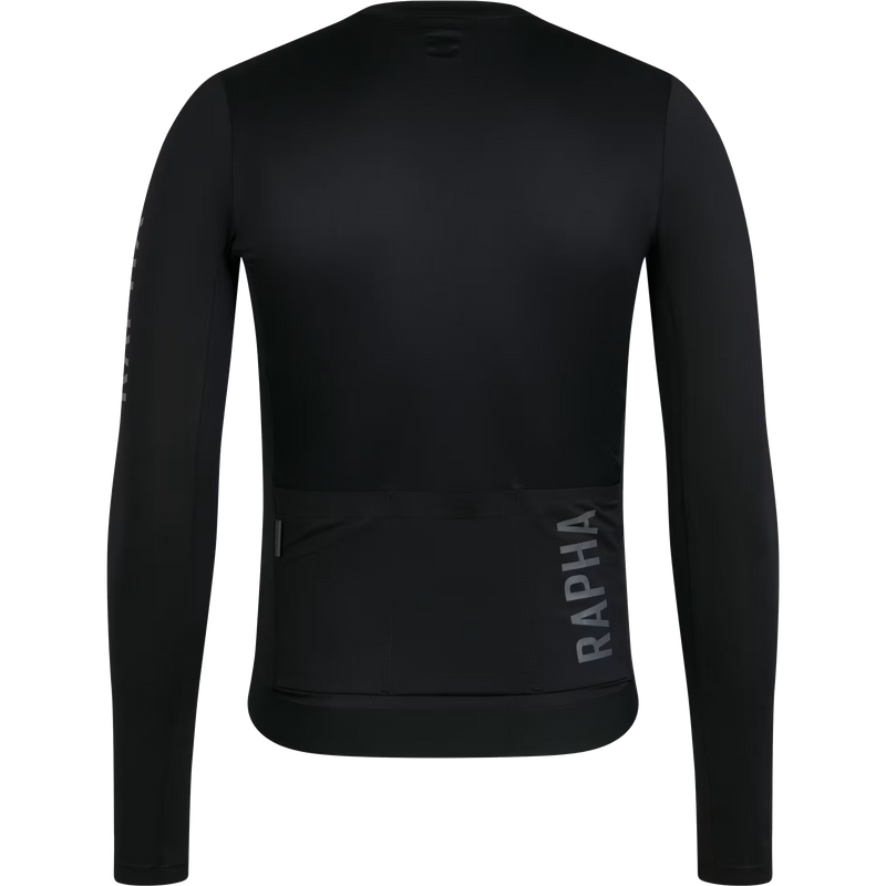 Pro Team Long Sleeve Jersey, Rapha Pro Team Long Sleeve Jersey in PDM-Plum/Deep Magenta back