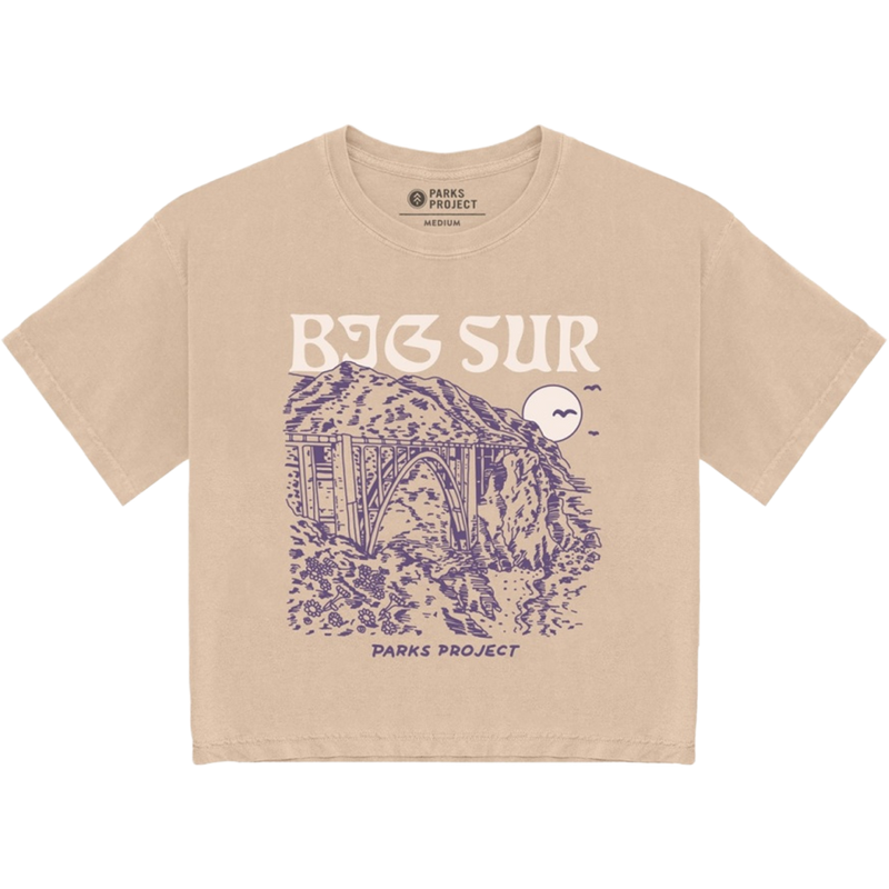 Women's Big Sur Bridges Puff Print Boxy Tee, Featured Image