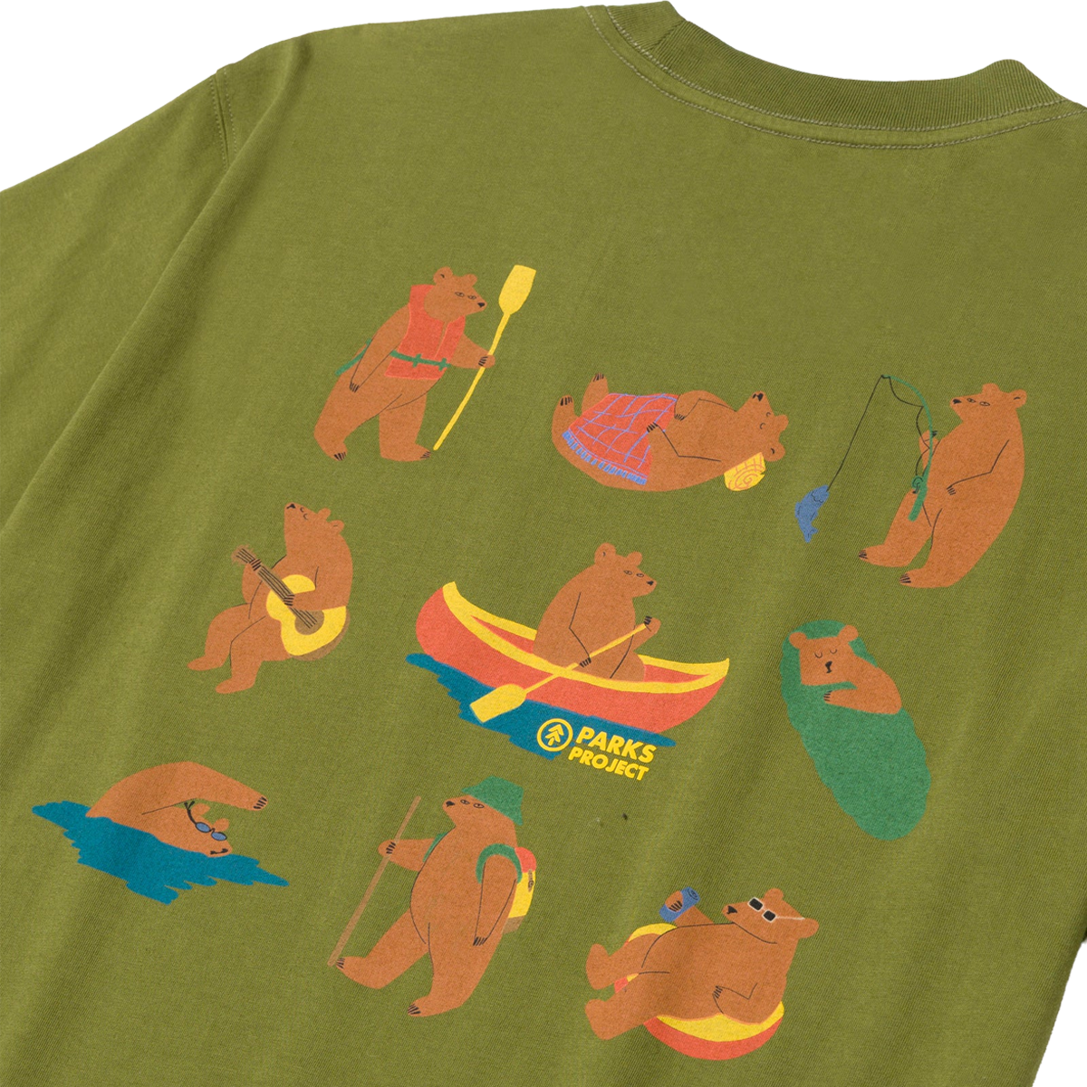 Bears at Camp Pocket Tee alternate view