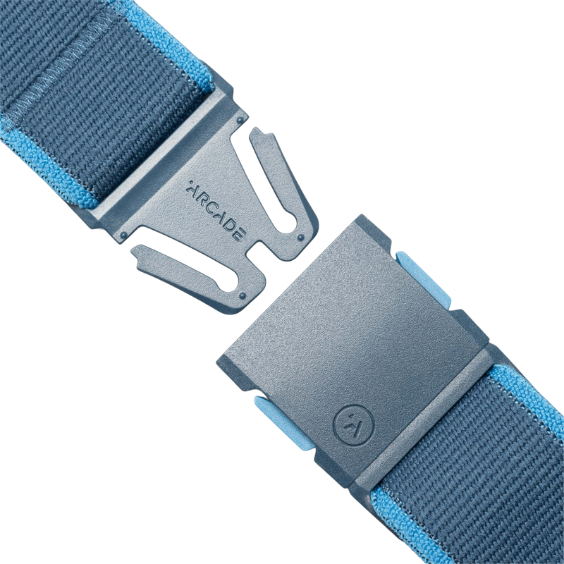 Men's Carto, Arcade Men's Carto Belt in Royal Tide unfastened