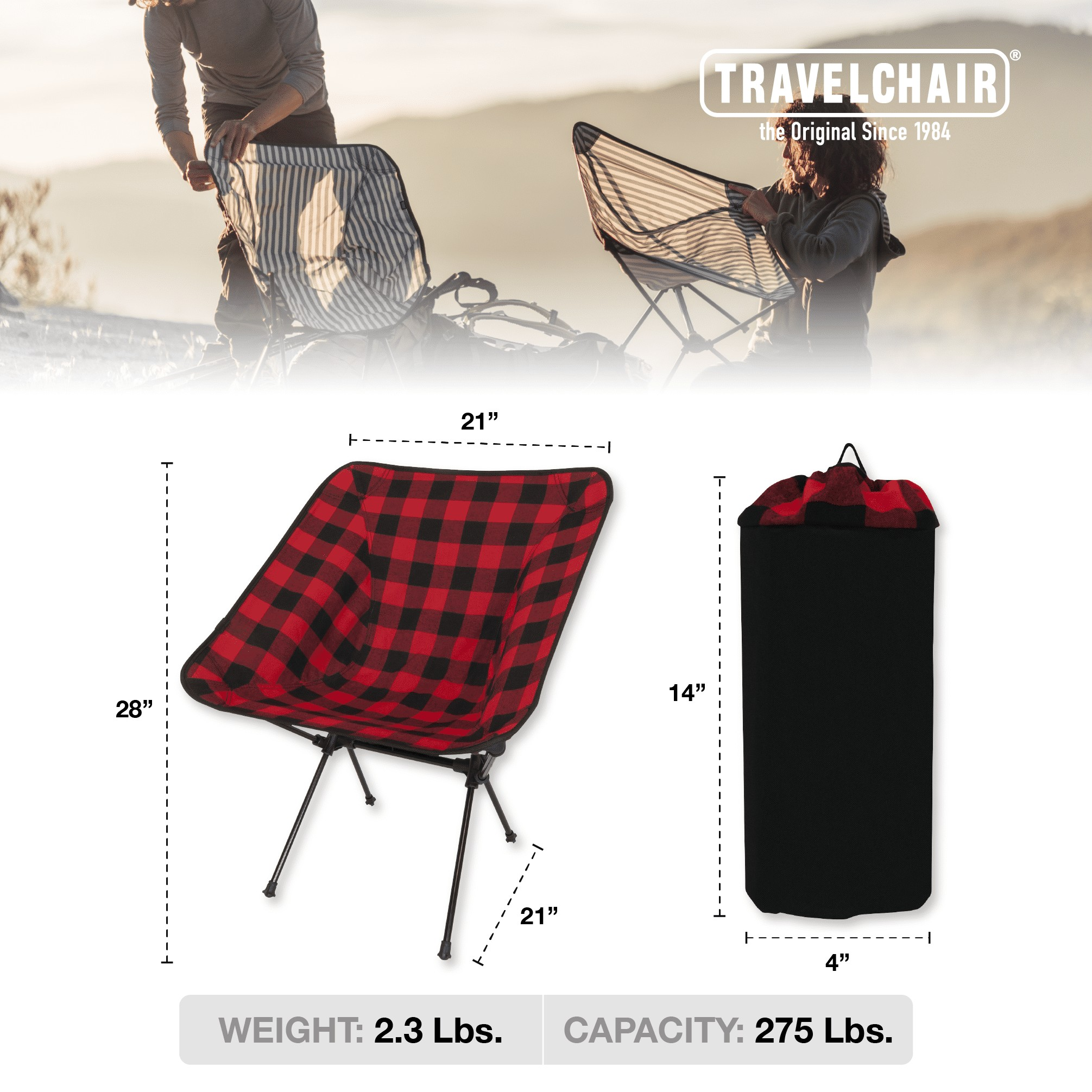C-Series Joey Buffalo Plaid alternate view