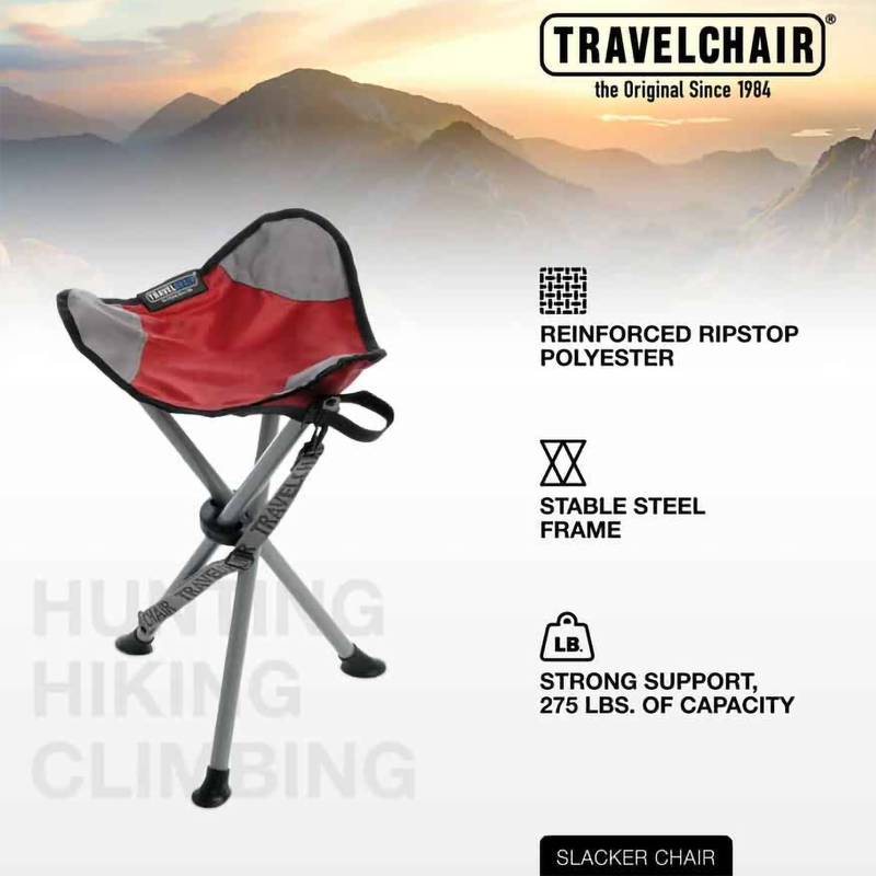 Slacker Red, TravelChair Slacker Red features