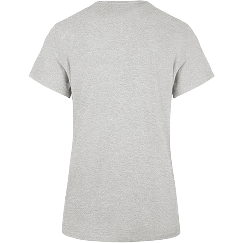 Women's 49ers Varsity Arch Frankie Tee, Women's 49ers Varsity Arch Frankie Tee in Relay Grey back view