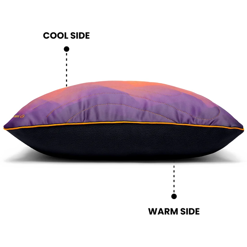 Camp Pillow Medium, Rumpl Camp Pillow Medium in Watercolor Glow features