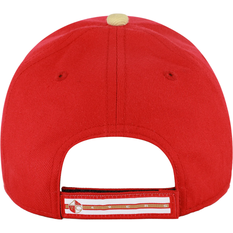 49ers Historic KO Script 47 MVP, 47 Brand 49ers Historic KO Script 47 MVP in Red back view