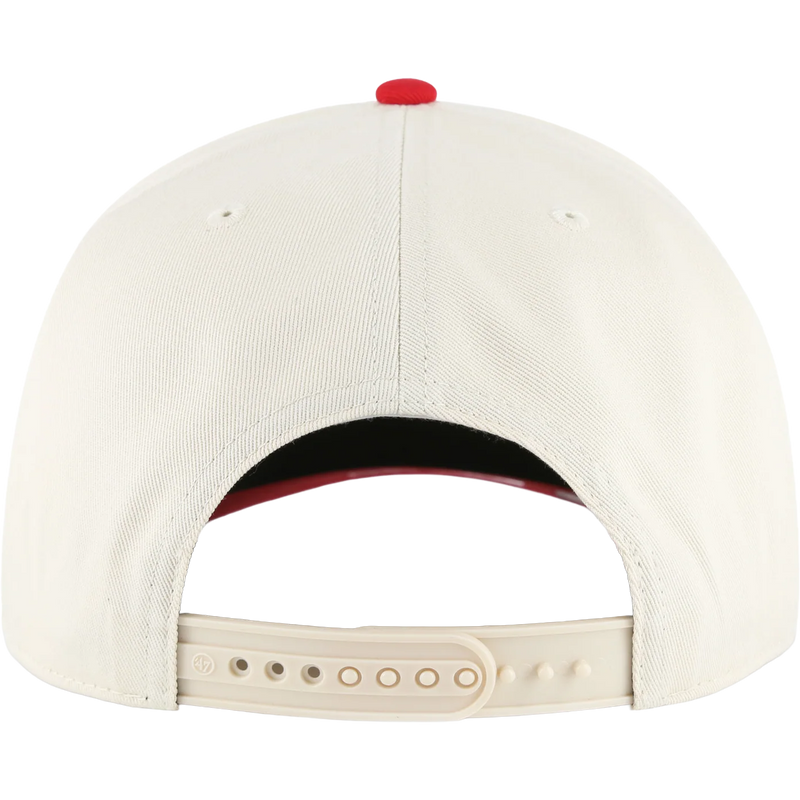 49ers Arcitext 47 Hitch RF, 47 Brand 49ers Arcitext 47 Hitch Relaxed Fit in Natural back view