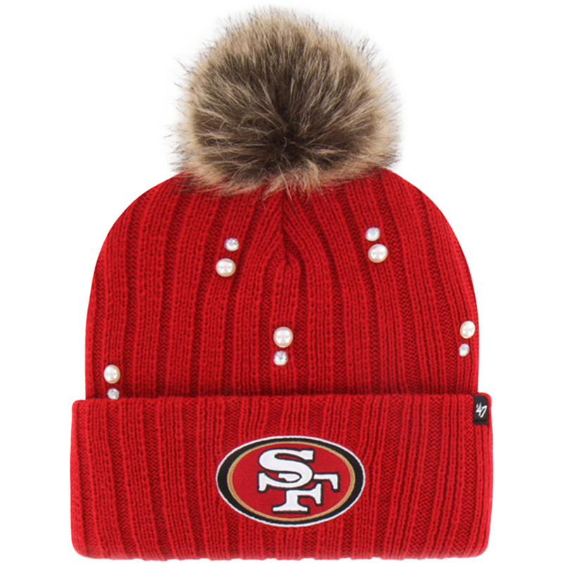 Women's 49ers Pearl Fur 47 Cuff Knit, Featured Image