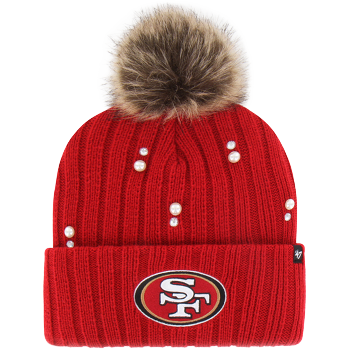 Women's 49ers Pearl Fur 47 Cuff Knit alternate view
