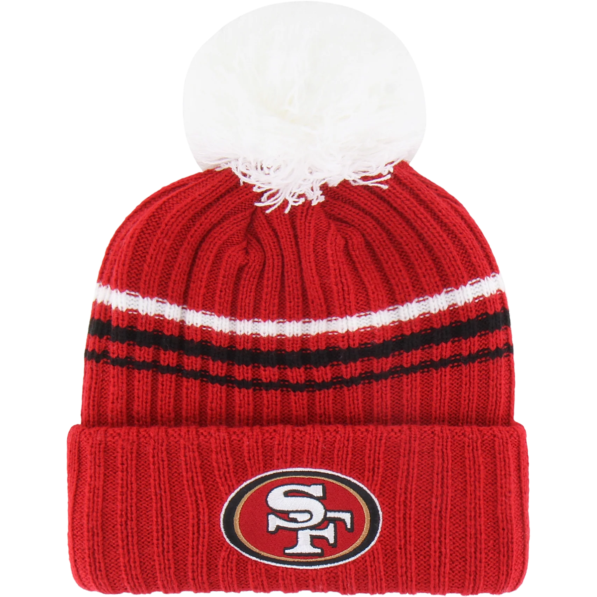 Women's 49ers Fuzzy Script 47 Cuff Knit alternate view