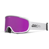 Giro Cruz Low Bridge Fit in White Stacked + Amber Pink