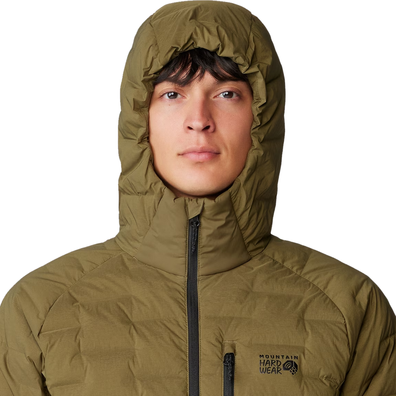 Men's Stretchdown Hoody, Mountain Hardwear Men's Stretchdown Hoody hood up