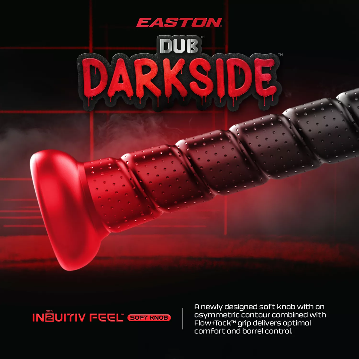 Easton Dub Darkside USSSA -10 in Black  in2uitiv feel detail