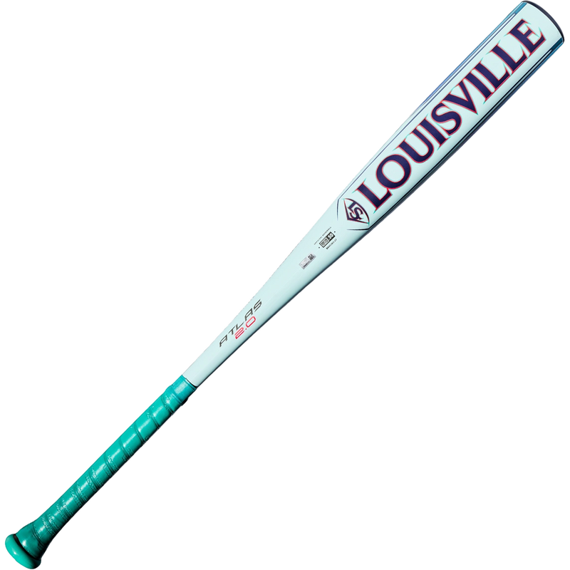 Atlas 2.0 BBCOR -3, Louiseville Slugger Atlas 2.0 BBCOR -3 in multi with brand detail