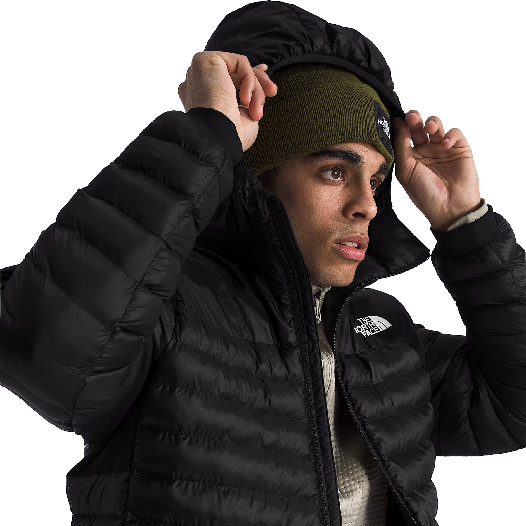 The North Face Men's Terra Peak Hybrid Hoodie Hood