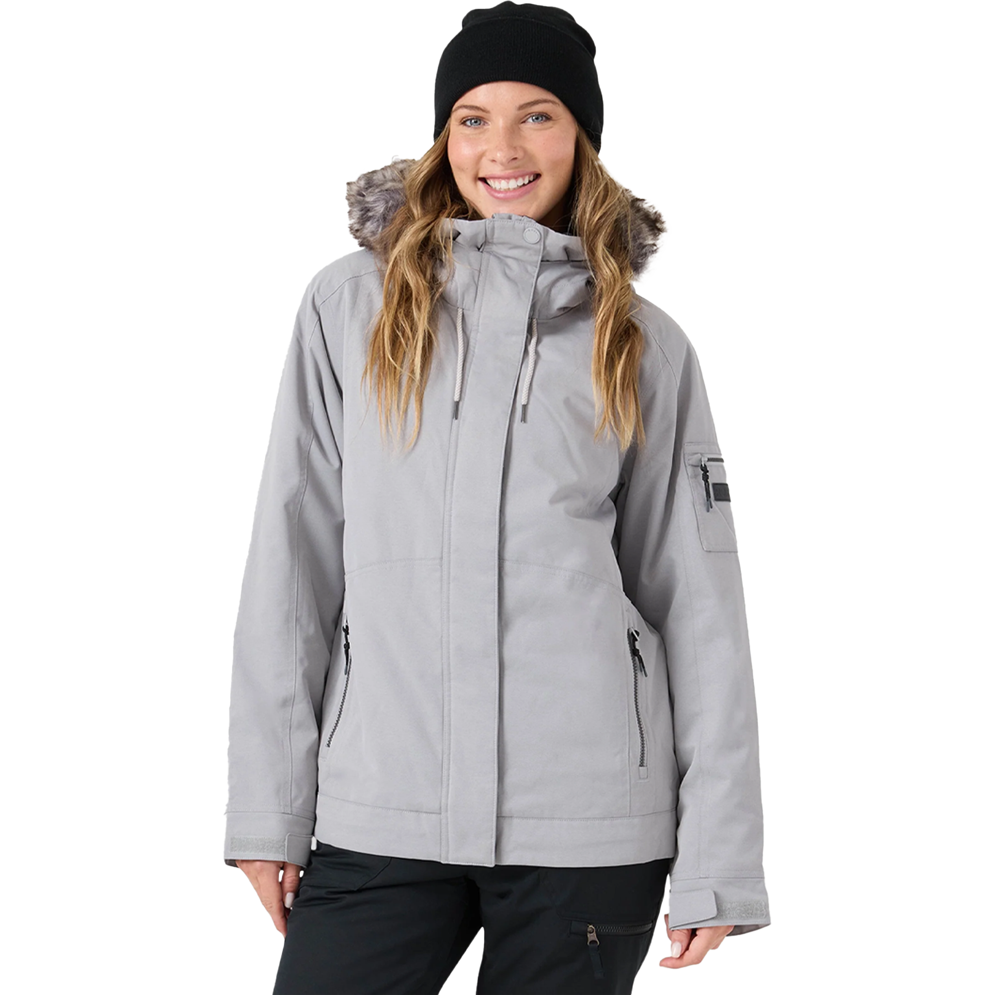 Roxy Women's Meade Jacket in Heather Grey
