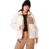 Roxy Women's Axel Bonded Sherpa Jacket in Vanilla