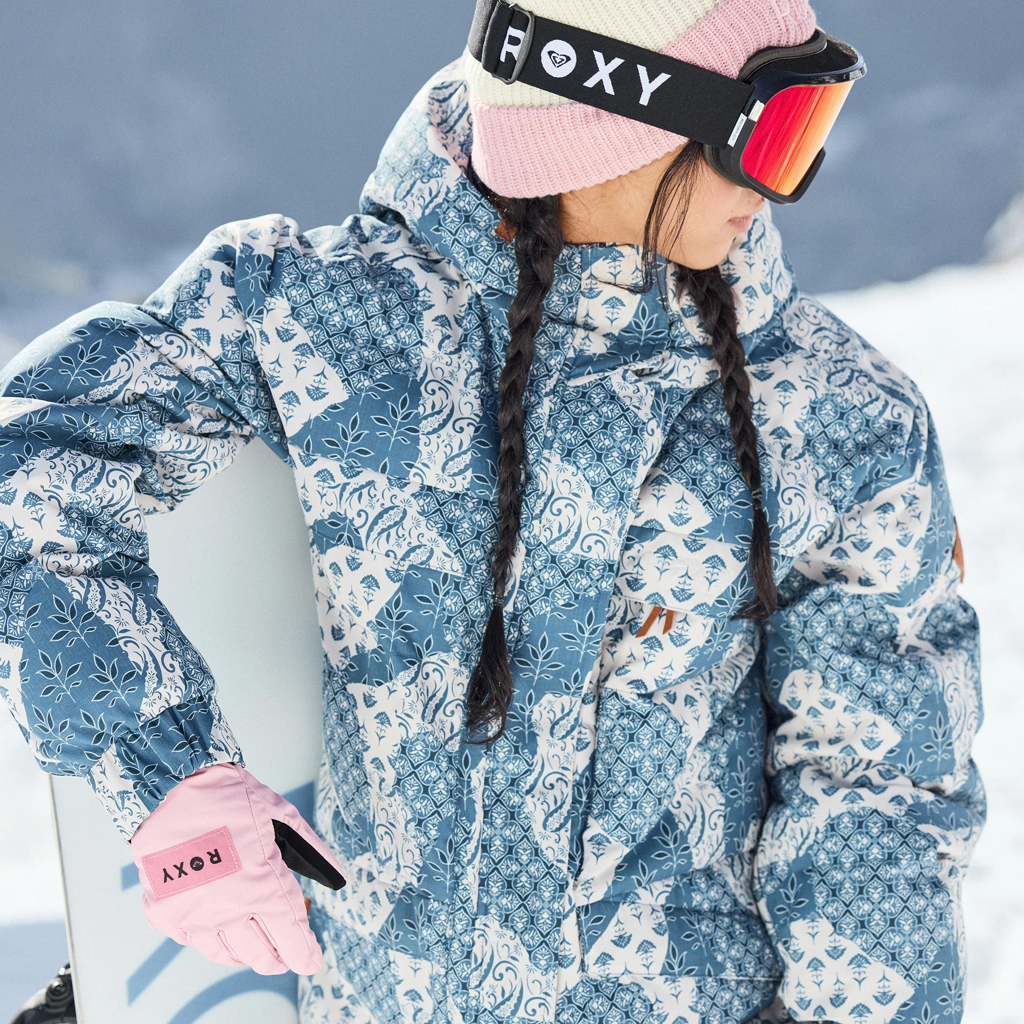 Roxy Women's Jewelz Jacket Lifestyle on  mountain
