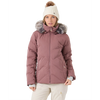 Roxy Women's Snowdrift Jacket in Rose Taupe