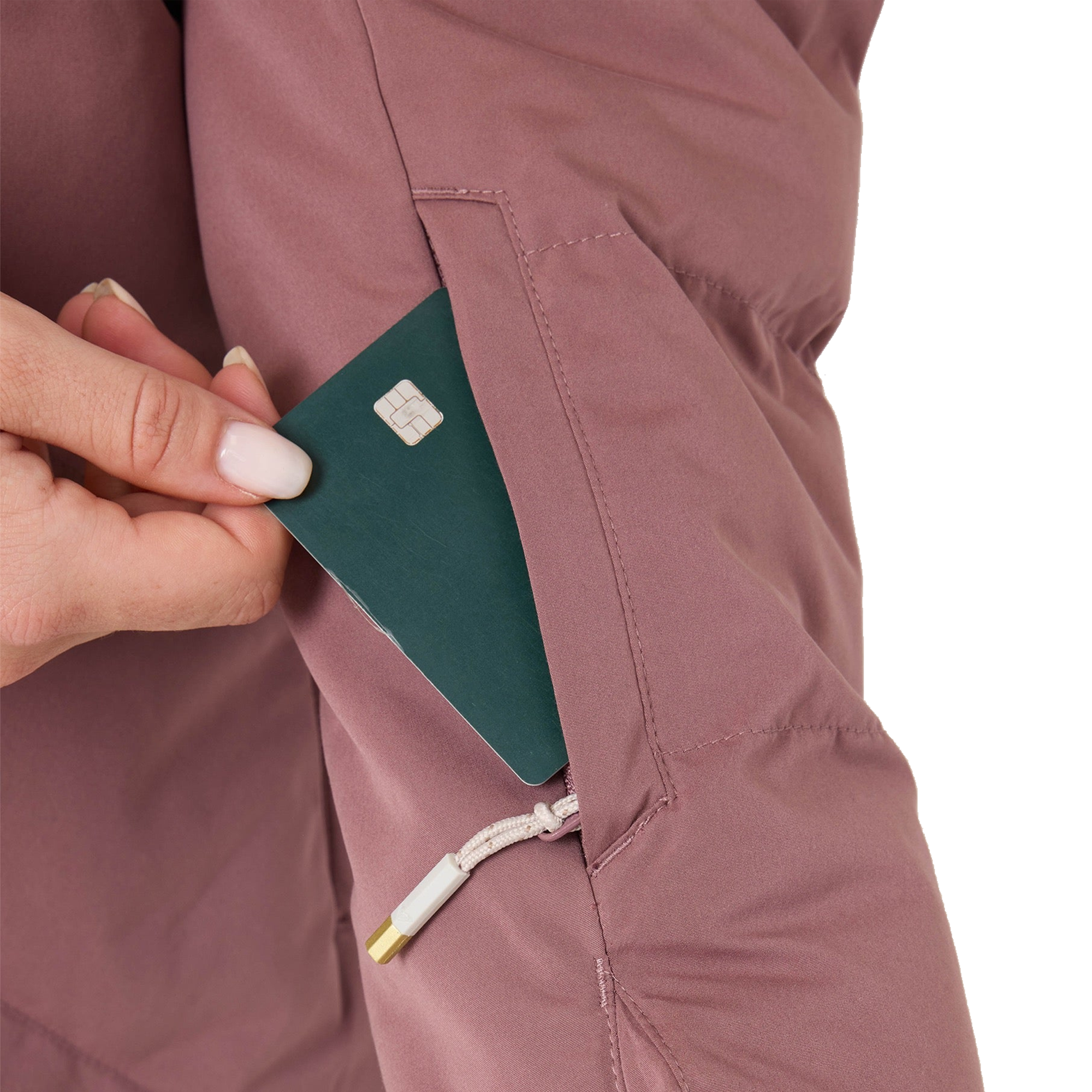 Roxy Women's Snowdrift Jacket sleeve pocket