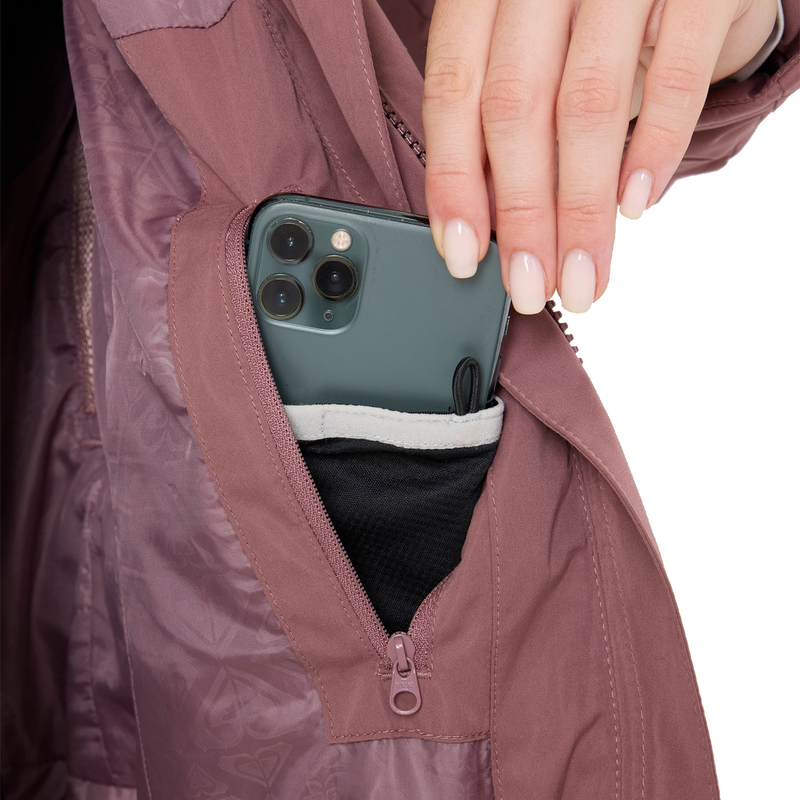 Roxy Women's Snowdrift Jacket electronic pocket