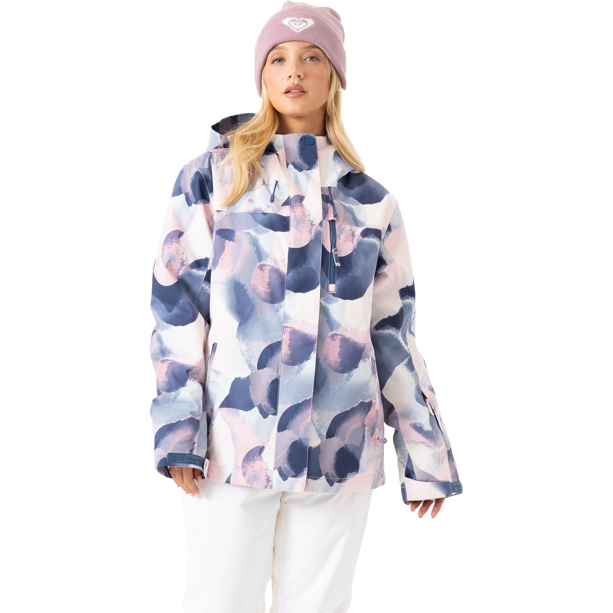 Roxy Women's Jetty Jacket in Blue Waterfall