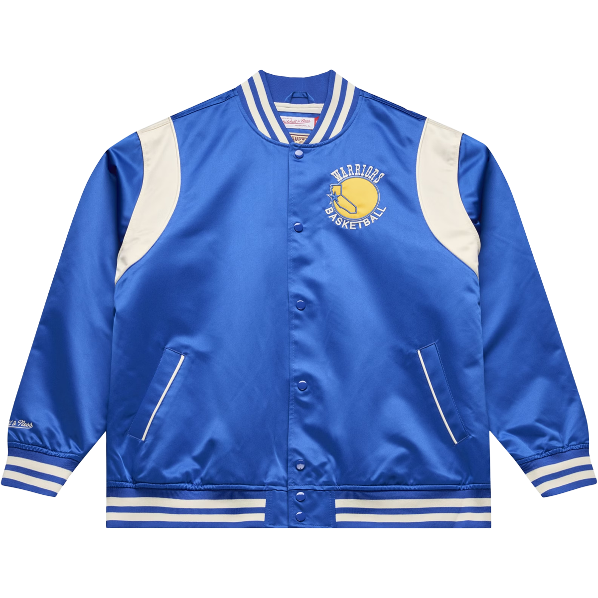 Men's Warriors Retro Roots Lightweight Satin Jacket alternate view