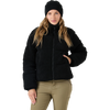 Roxy Women's Harper Cropped Sherpa Puffer in Black