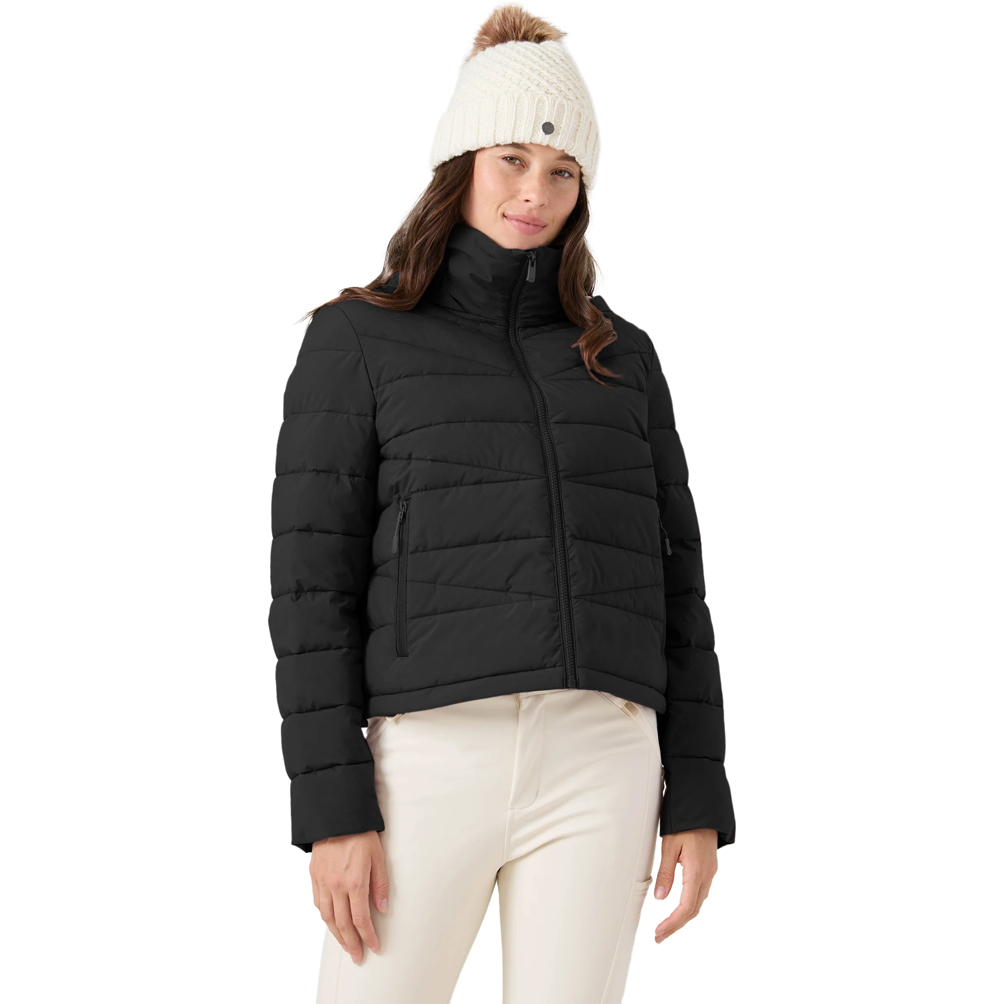 Roxy Women's Kelly Lightweight Puffer in Black