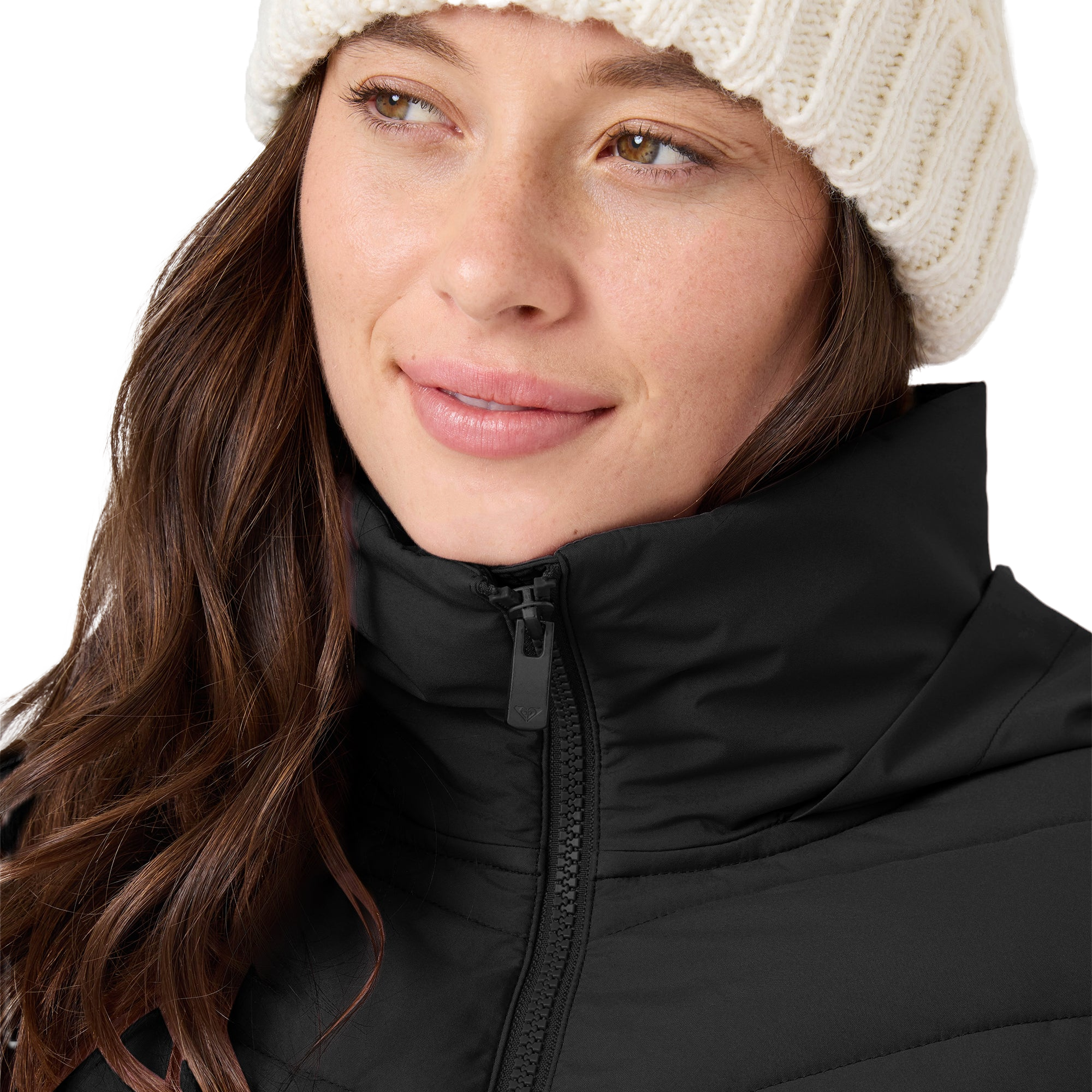 Roxy Women's Kelly Lightweight Puffer Collar