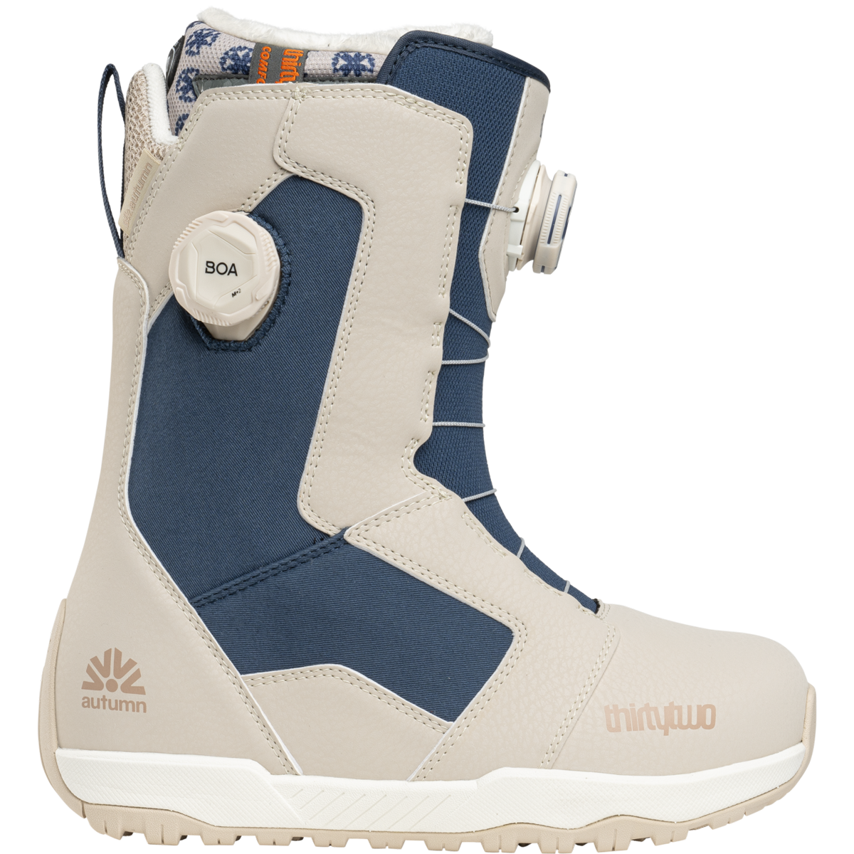 ThirtyTwo Women's STW Double BOA Luxton X Autumn right facing side with boa dials