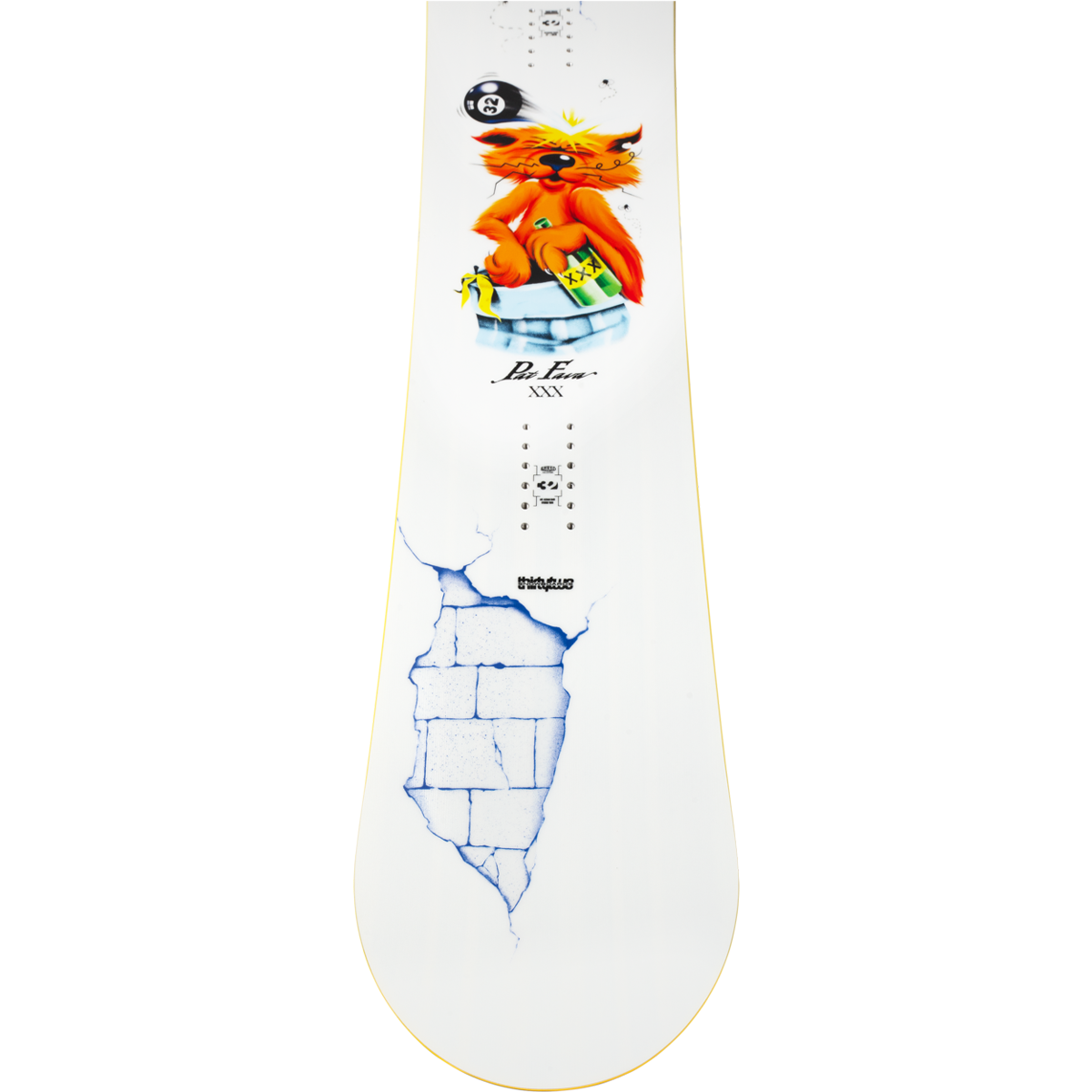 ThirtyTwo XXX Fava Pro tail showing mounting holes
