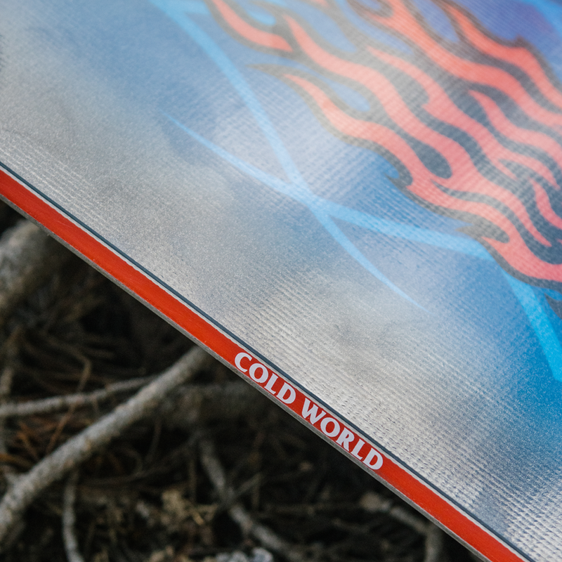 ThirtyTwo Cold World edge with board name