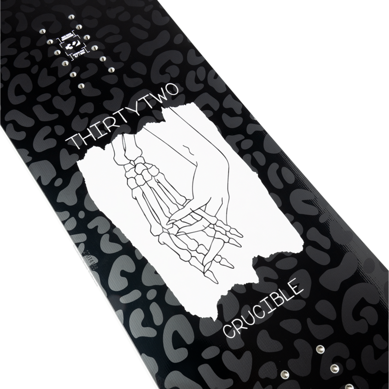 ThirtyTwo Women's Crucible topsheet graphic detail