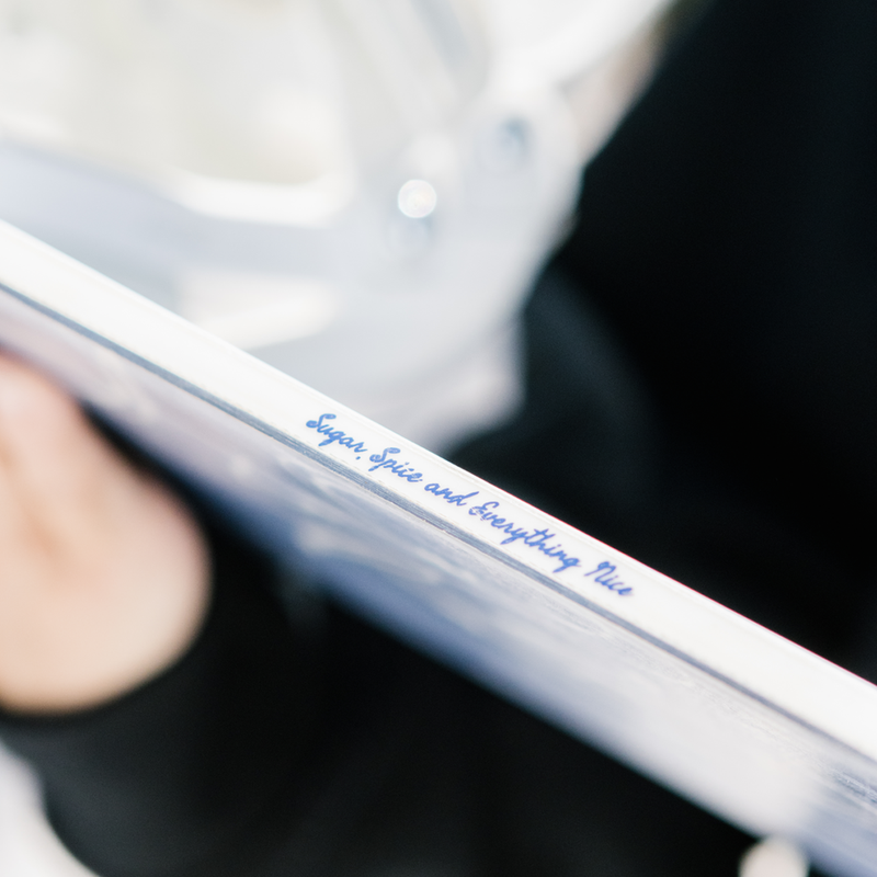 ThirtyTwo Women's Gemini edge verbiage "sugar, spice and everything nice"