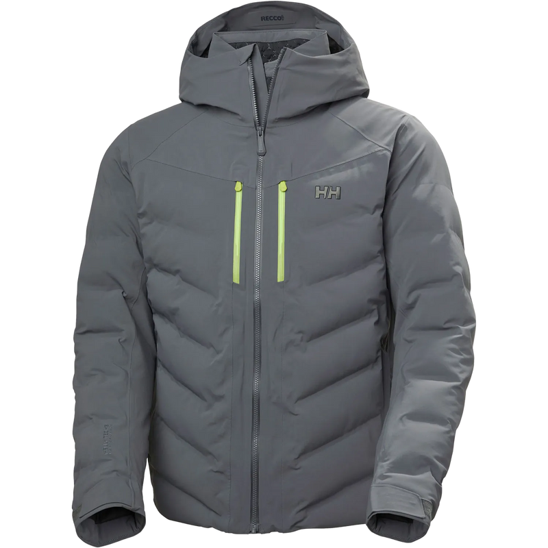 Helly Hansen Men's Alpha Puffy Jacket in Thunder Grey