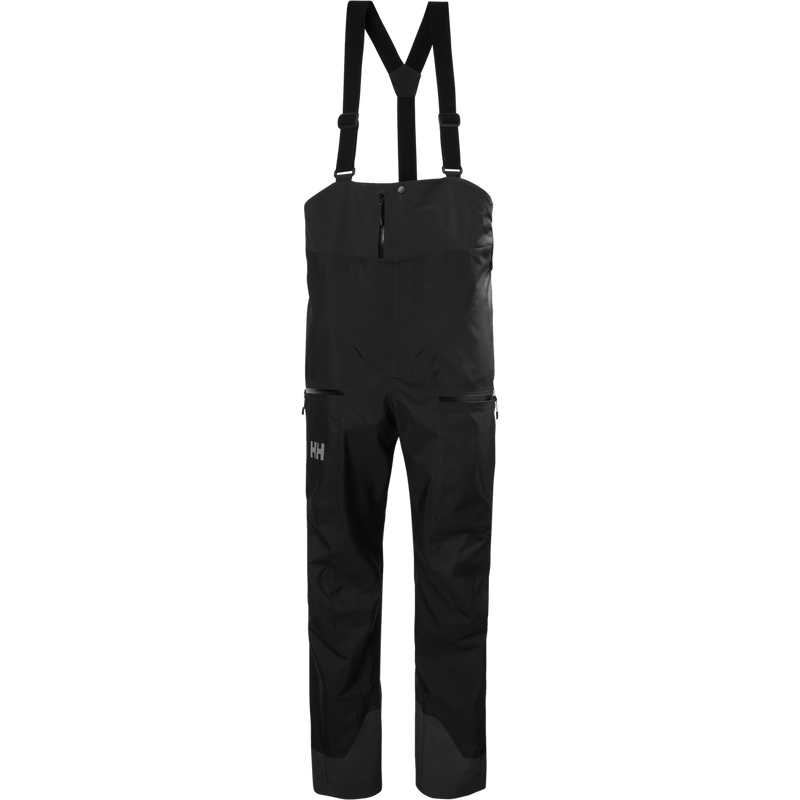 Helly Hansen Men's Verglas Backcountry Bib Shell Pants in 990-Black